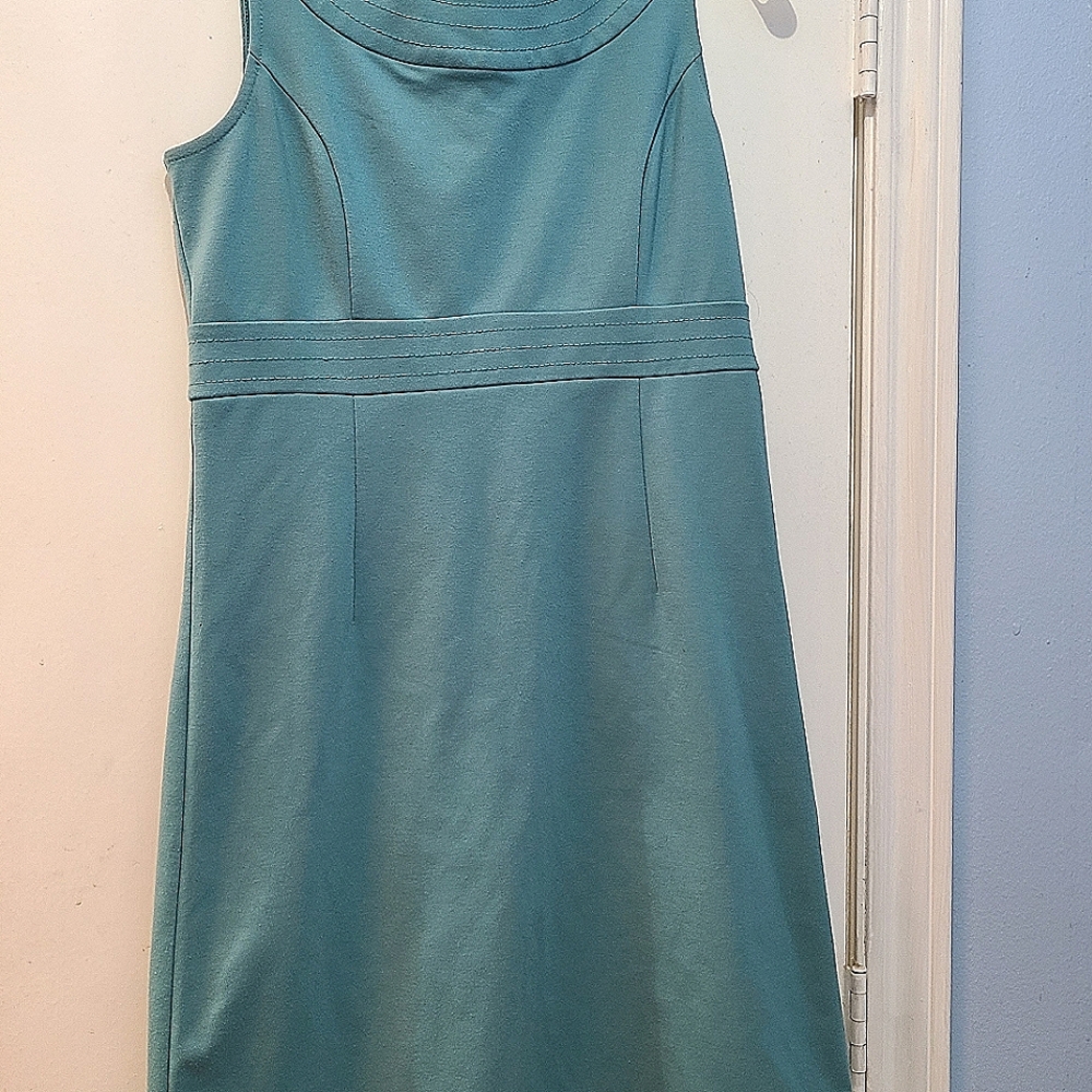 Loft mint green empire waist dress